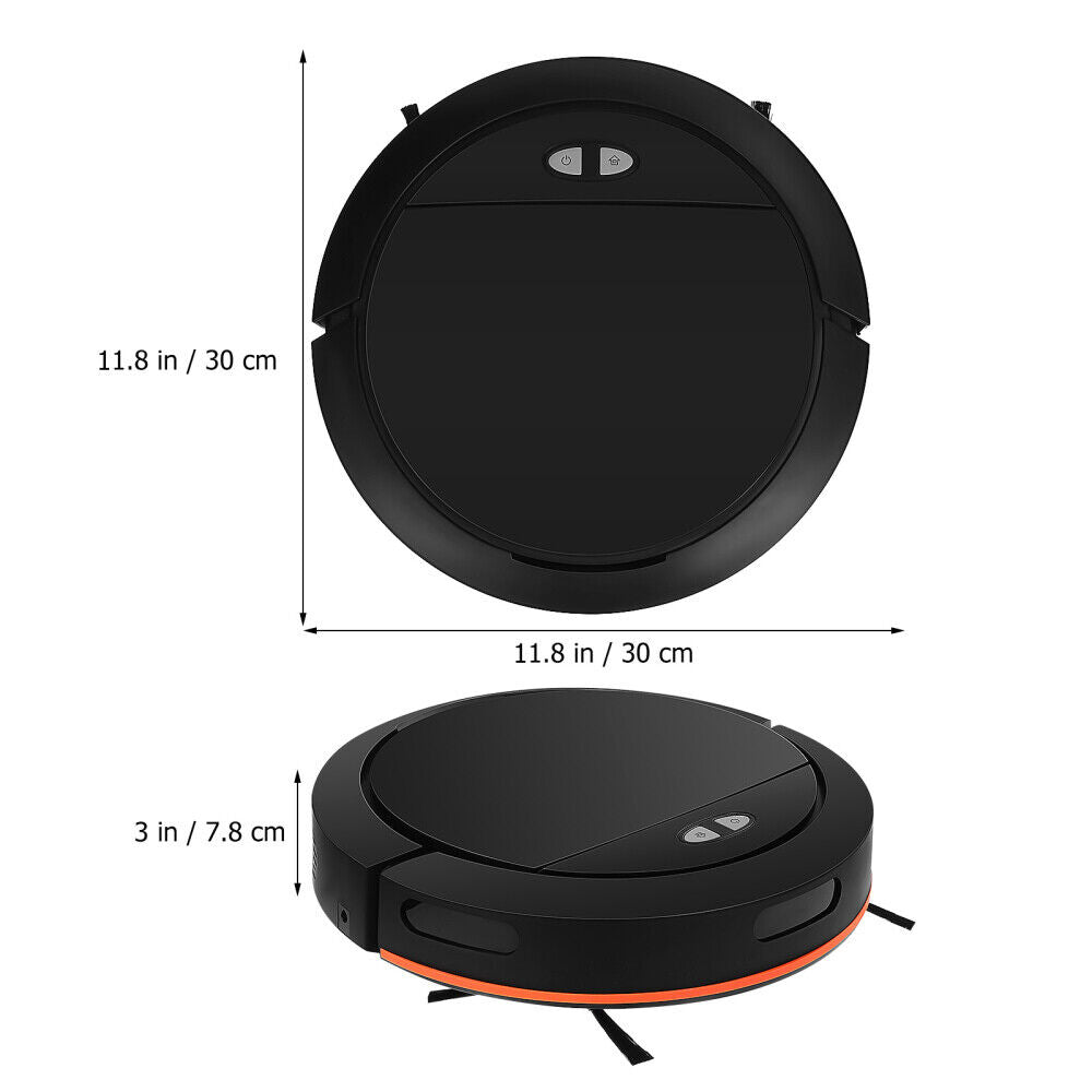 Compact WiFi Robot Vacuum Cleaner – Powerful 3-in-1 Cleaning with Auto Charging