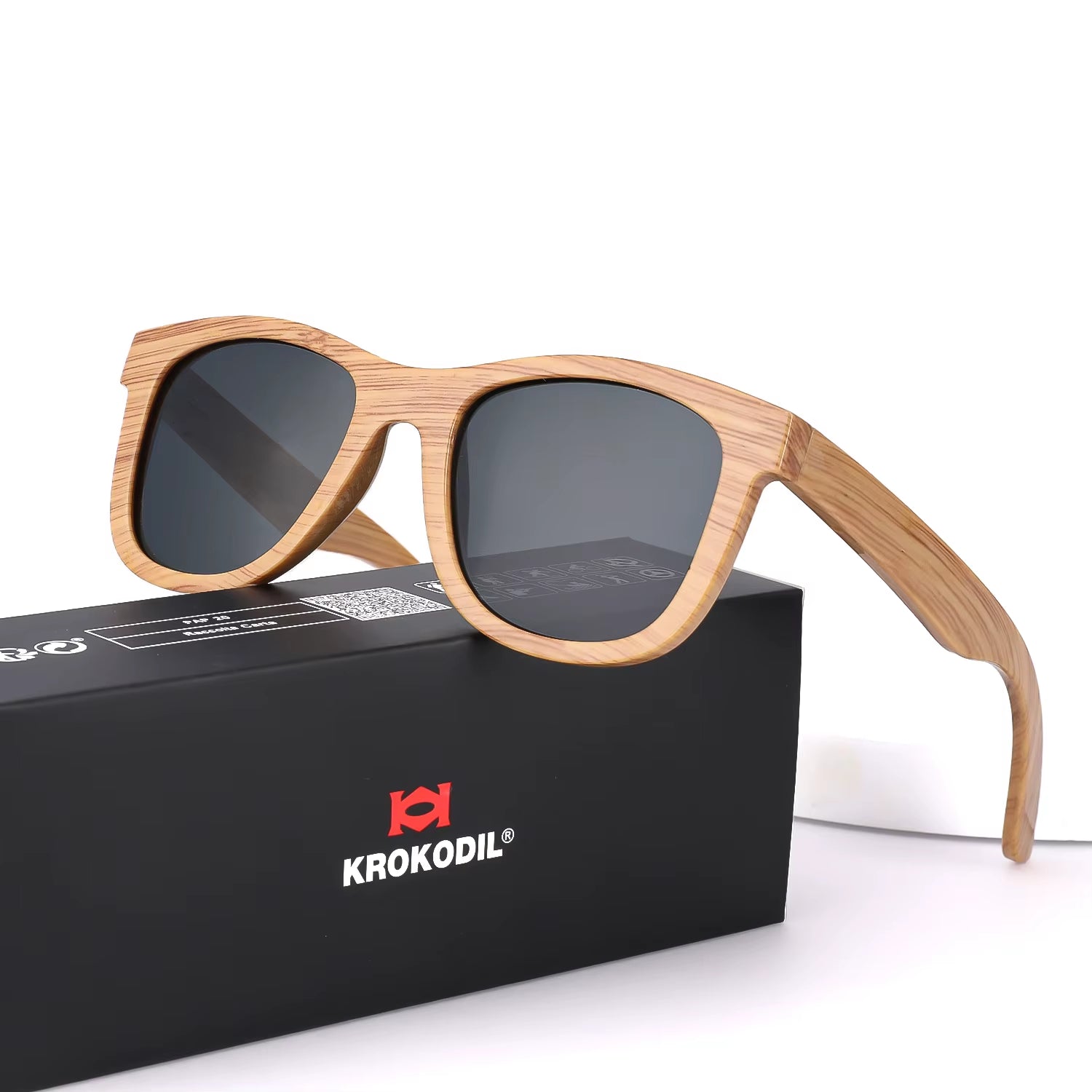 Plastics Wood Bamboo Sunglasses Men Women Classic Fashion UV400 Vintage Driving Sun Glasses Black Fishing Eyewear