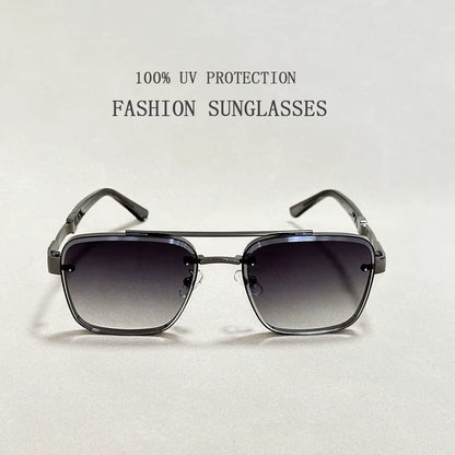 Luxury Fashion Square Sunglasses for Men & Women – Trendy Vintage UV Protection Glasses