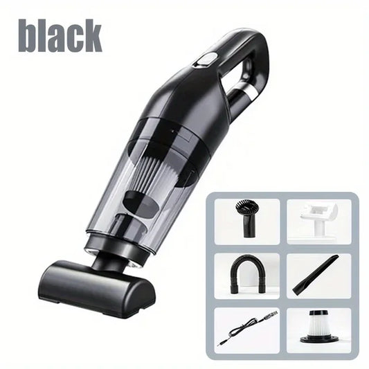 Handheld Home Vacuum Cleaner Rechargeable Portable Vacuum Cleaner Car Home Dual Purpose Wireless Dust Catcher Pet Hair 10000PA