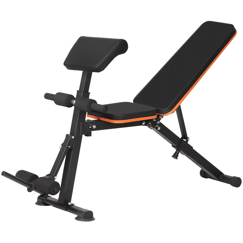 Flat Weight Bench with Roman Chair – Heavy-Duty Exercise Equipment for Home Gym - Domestic Delivery Only