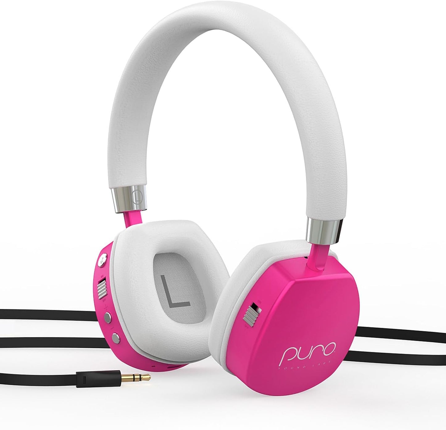 PuroQuiet Plus Volume Limited On-Ear Active Noise Cancelling Bluetooth Headphones for Kids