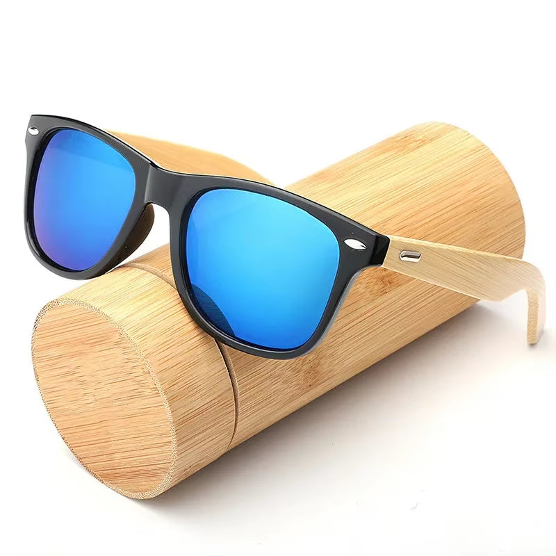 Wood Men's Ultraviolet Sunglasses Classic Male Driving Riding UV400 Sports Sun Glasses Eyewear Wooden Bamboo Eyeglasses