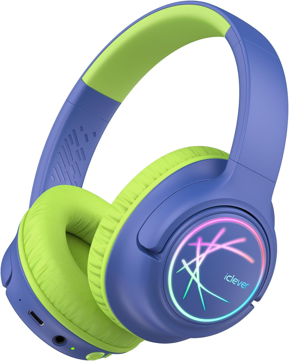 iClever Kids Wireless Headphones with LED Lights – Safe, Fun, and Built for Kids