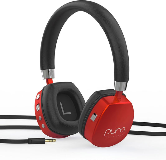 PuroQuiet Plus Volume Limited On-Ear Active Noise Cancelling Bluetooth Headphones for Kids