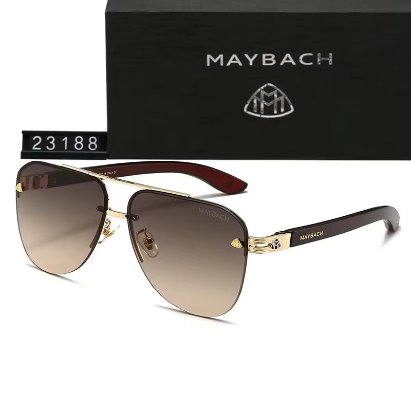 New Maybach Men's Polarized Sunglasses | Driving & Leisure Eyewear | Stylish & UV Protection