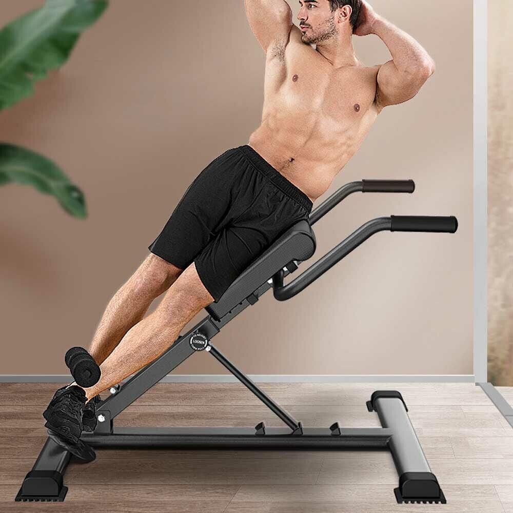 Fitness Workout Sport Roman Chair Hyperextension Extension Back Bench Foldable - Requires DIY - Domestic Delivery Only