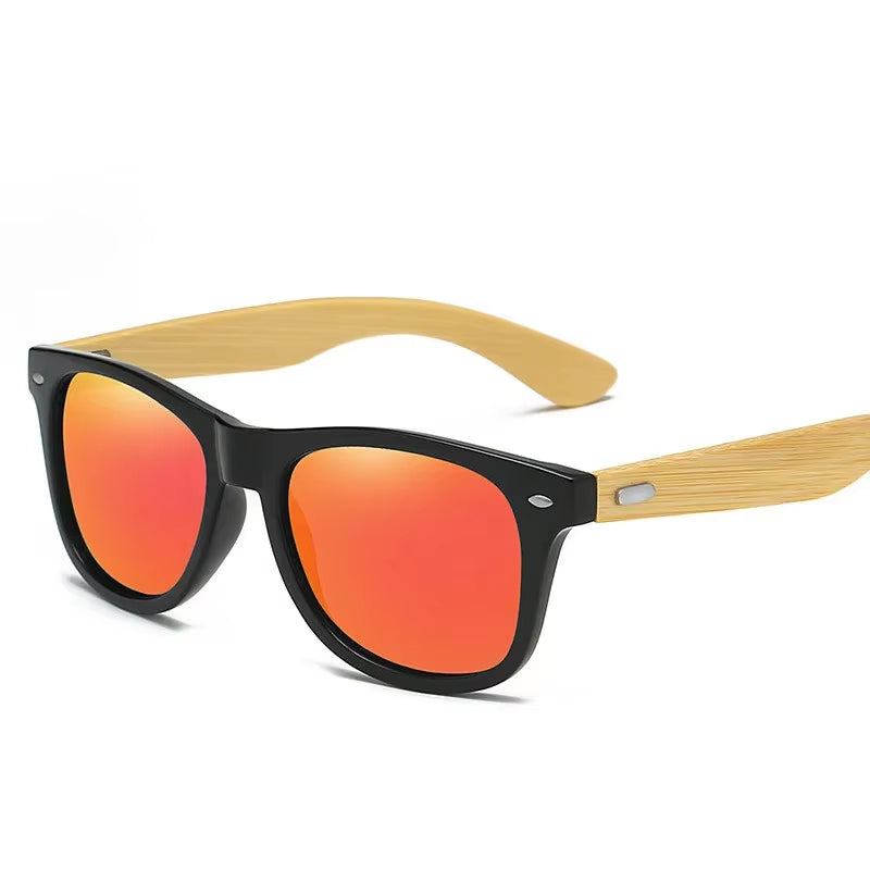 Wood Men's Ultraviolet Sunglasses Classic Male Driving Riding UV400 Sports Sun Glasses Eyewear Wooden Bamboo Eyeglasses