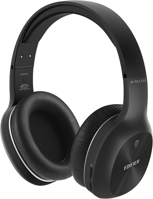 W800BT plus Wireless Over-Ear Headphones, Bluetooth Headset with CVC™ 8.0 Call Noise Cancelling, 55H Playback Time, Built-In Microphone, Physical Button and APP Control, Black