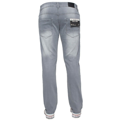 Kruze Mens Jeans Skinny Stretch Slim Fit Flex Denim Trouser Pants UK Waist Sizes