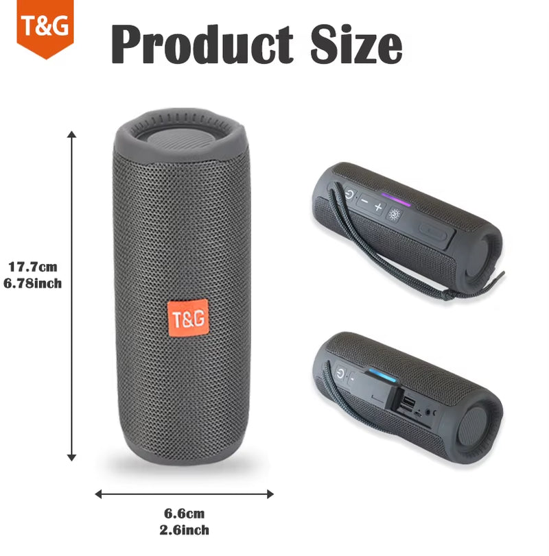 TG365 Tragbarer Bluetooth Woofer: Dual Subwoofer Outdoor Stereo Speaker