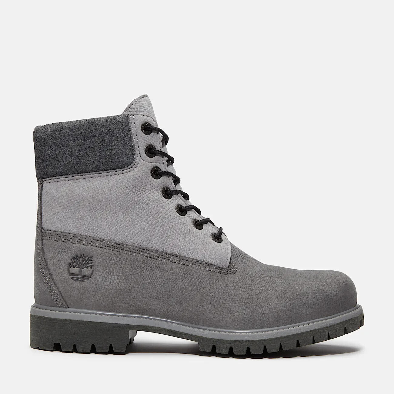 Timberland Men'S Premium 6-Inch Lace up Waterproof Iconic Boot Grey