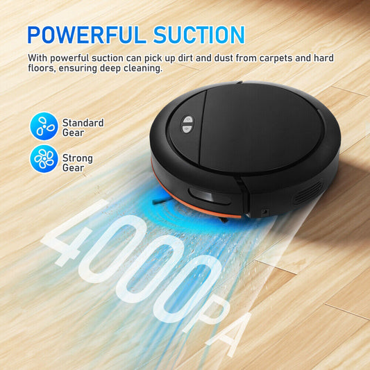 4-in-1 Robot Vacuum Cleaner with Mop - Intelligent Navigation & Long Battery Life