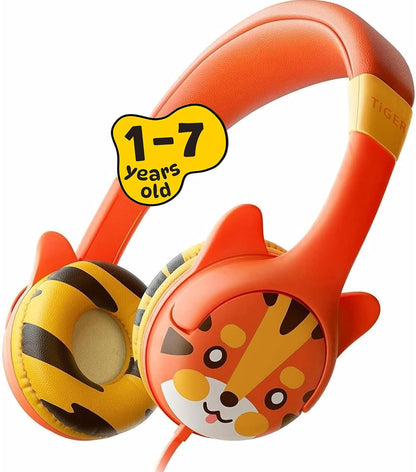 Wired Toddler Headphones for 2-5 Years Old, 85Db Volume Limited Baby Headphones for Travel, Children Headphones for Airplane, Ipad & Tablet