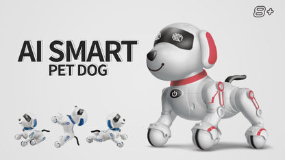 Chriyungel Smart RC Robot Dog – Interactive Programmable Pet Toy with Music, Dance, Touch Response & Learning Features | Educational Gift for Kids (Rechargeable)