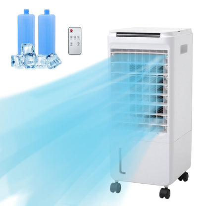 7L Portable Air Cooler Fan with Remote Control – Ice Cold Air Conditioning Unit with LED Display, Adjustable Speeds & Timer – Humidifier & Cooling System for Home or Office (80W)