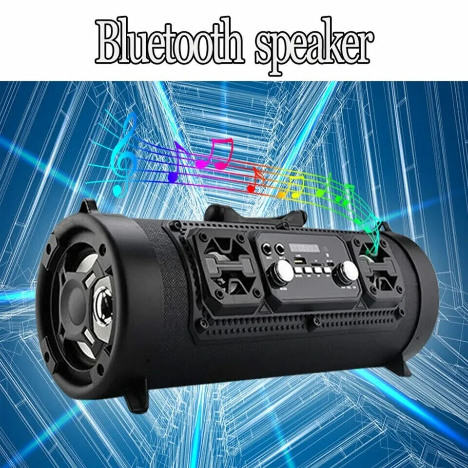 Wireless Bluetooth Speaker Loud Bass Speaker Stereo Radio HIFI FM TF AUX