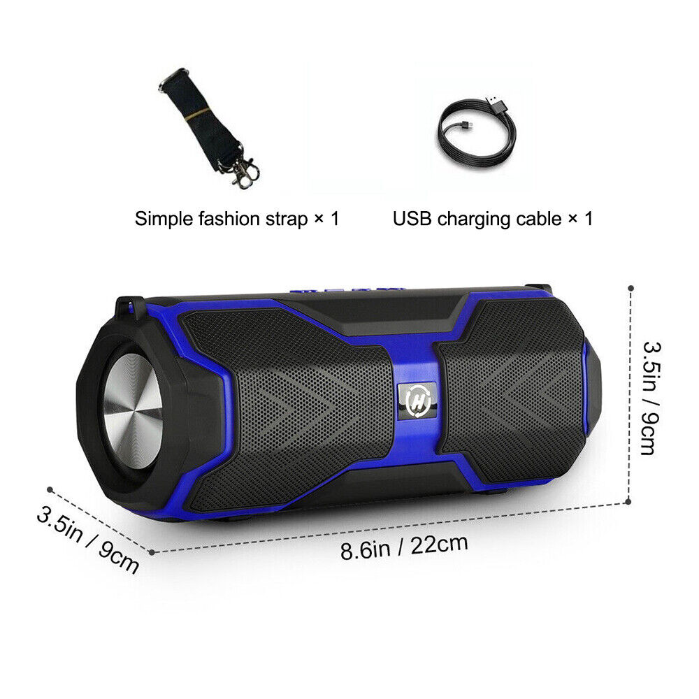 High Bass Ultra Loud Bluetooth Speakers Portable Wireless Speaker Outdoor Party