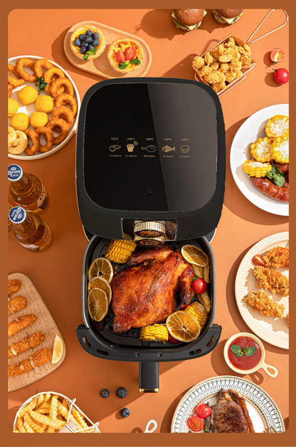 6L Transparent Air Fryer – Large Capacity, Multifunctional Cooking Made Simple