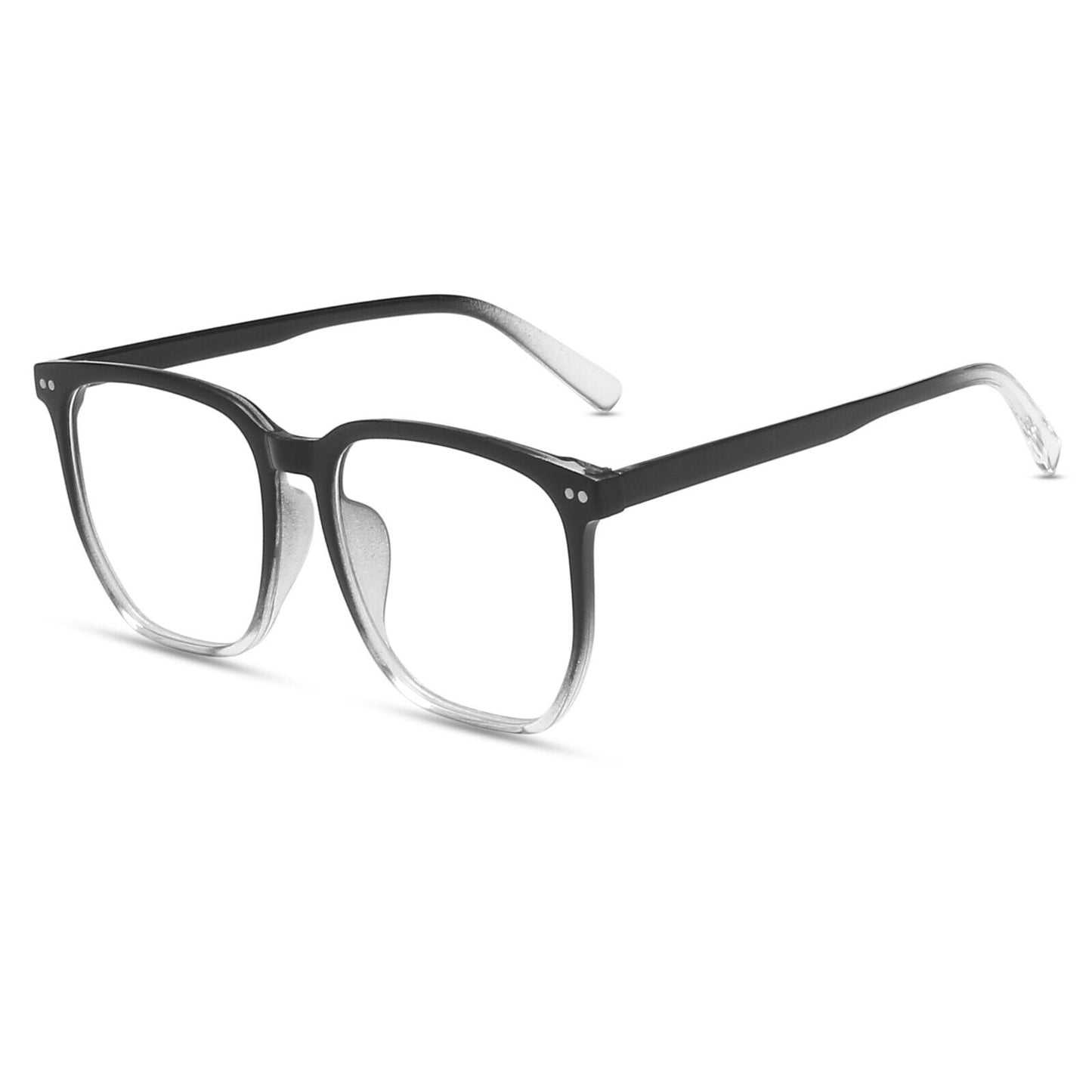 Anti-Blue Light Glasses for Men & Women – TR90 Frame, UV400 Protection, Stylish Plain Eyewear