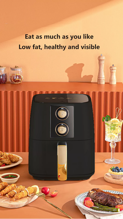 6L Transparent Air Fryer – Large Capacity, Multifunctional Cooking Made Simple