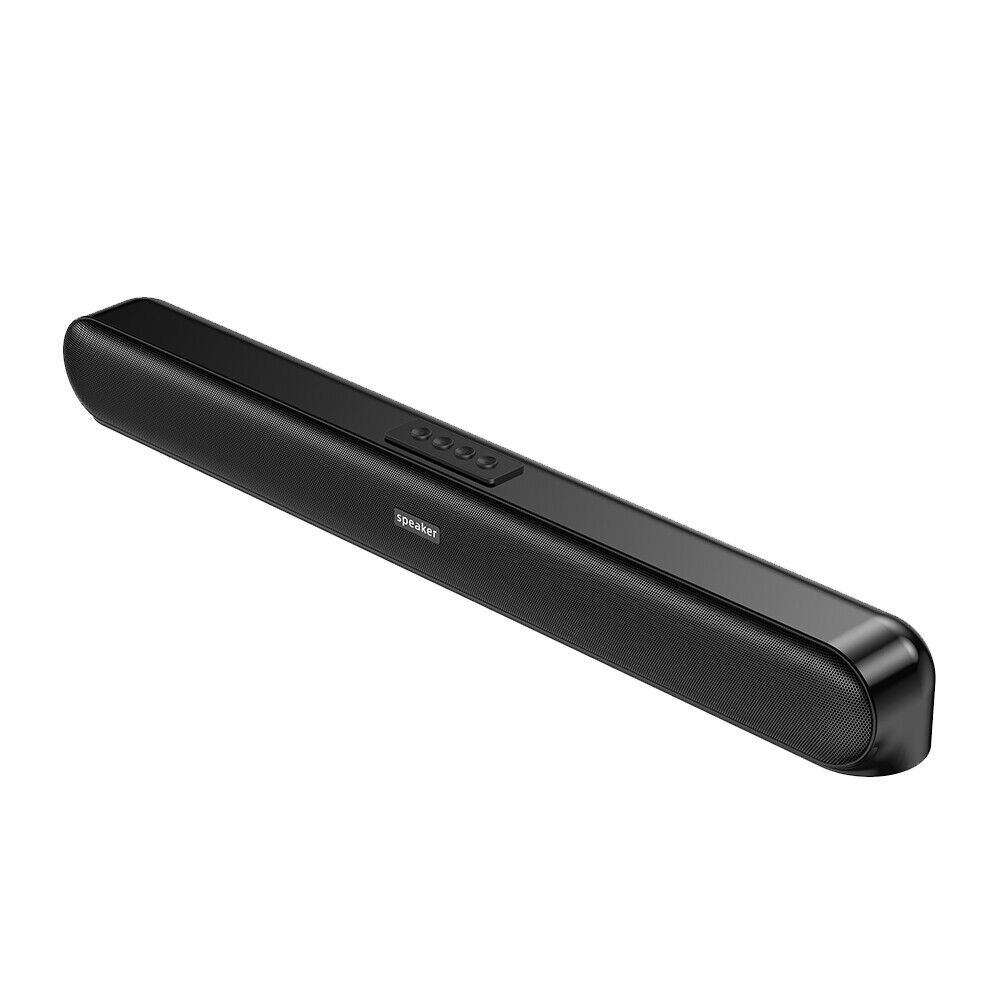 Wireless Bluetooth Speakers - Stereo Bass Sound Bar for Laptops and Computers