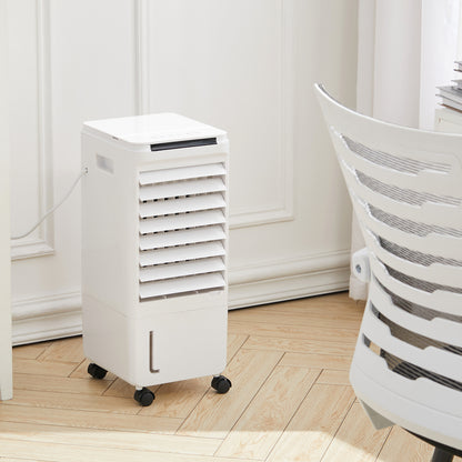 7L Portable Air Cooler Fan with Remote Control – Ice Cold Air Conditioning Unit with LED Display, Adjustable Speeds & Timer – Humidifier & Cooling System for Home or Office (80W)