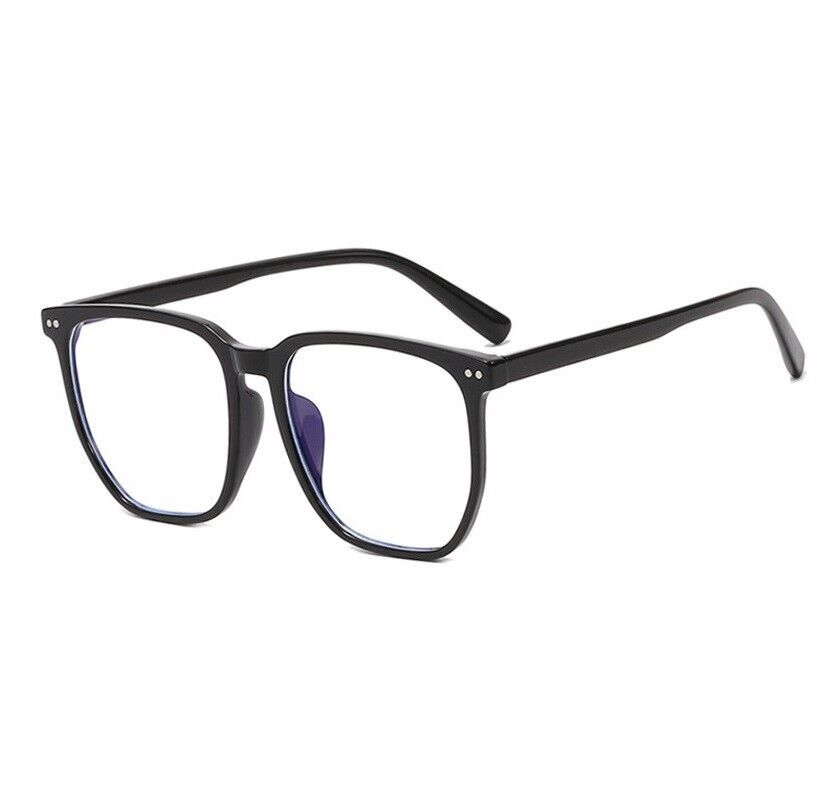 Anti-Blue Light Glasses for Men & Women – TR90 Frame, UV400 Protection, Stylish Plain Eyewear