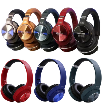 Wireless Bluetooth Over-Ear Noise Canceling Headphones - All Devices Compatible