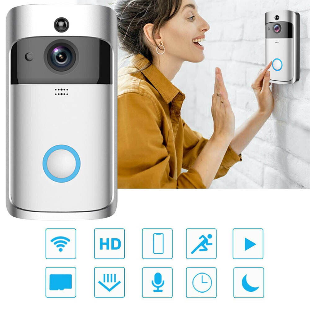 Wireless Smart Video Doorbell Wibell Security Intercom with HD Video Camera