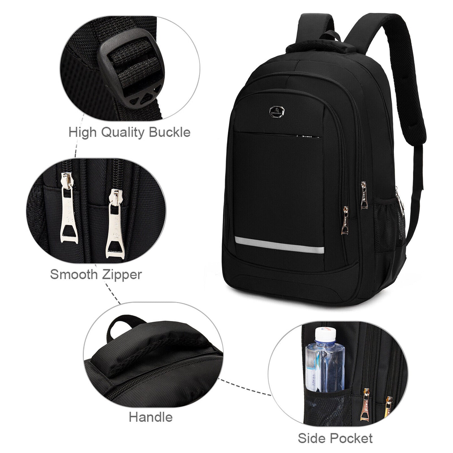 Laptop Backpack Waterproof School Shoulder Bag Anti-Theft Sports Travel Rucksack