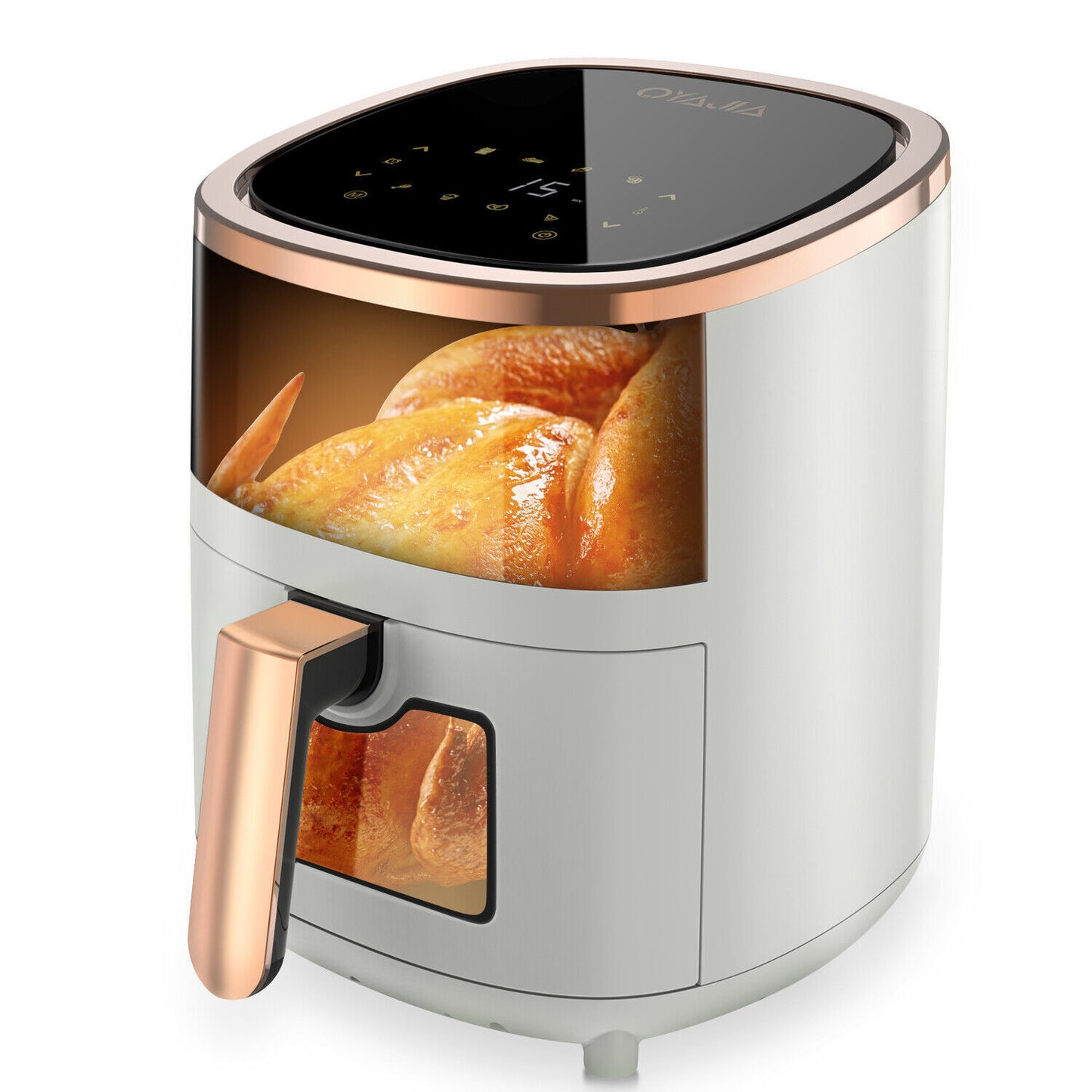 DBL MAX 5L Transparent Digital Air Fryer – Healthy Cooking Redefined!