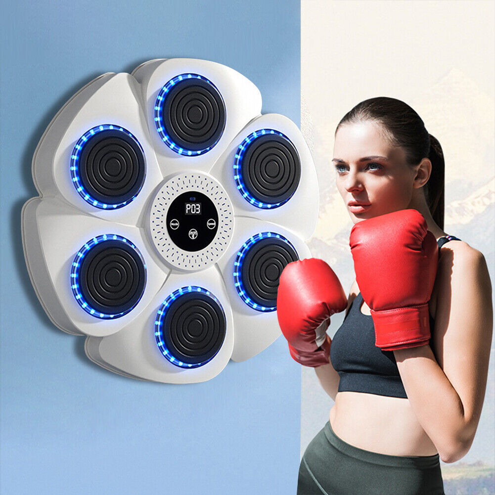 Smart Punching Boxing Electronic Music Machine Home Training Bluetooth with LED