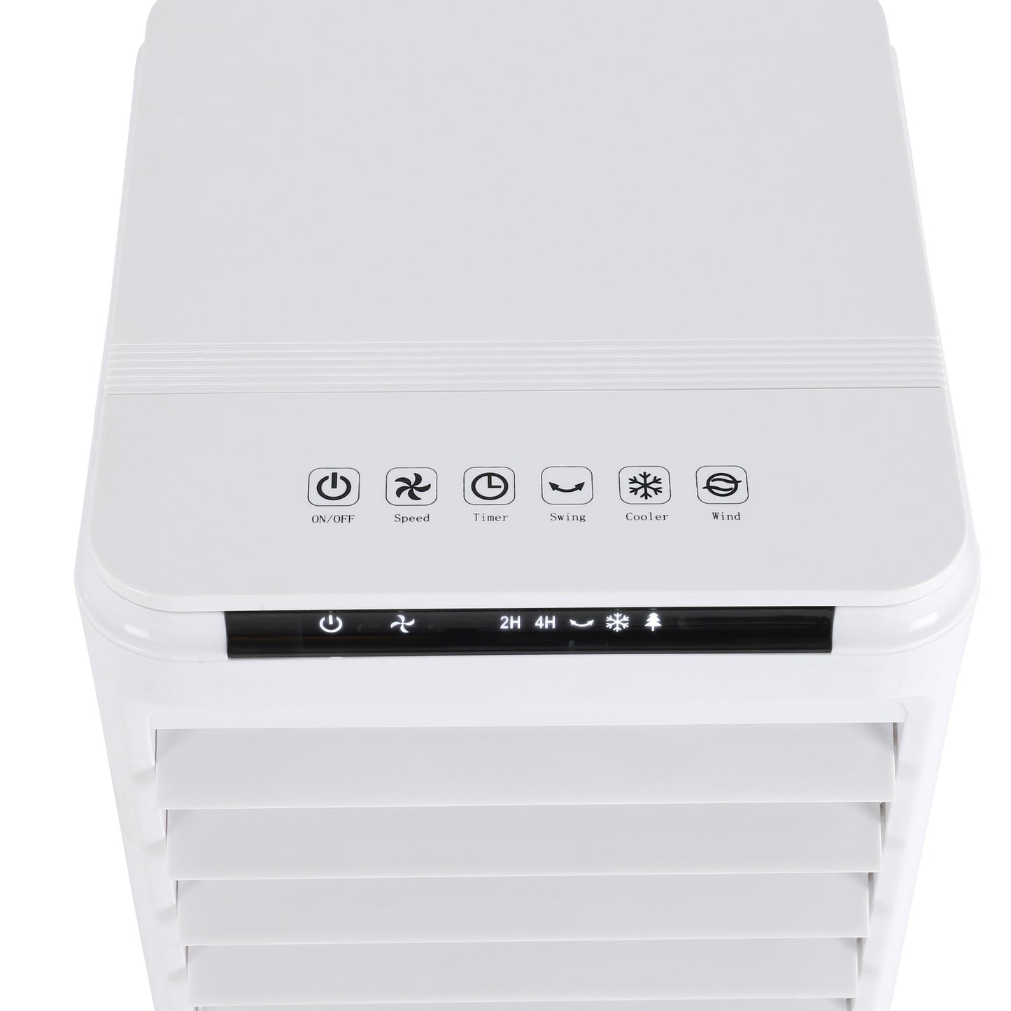 7L Portable Air Cooler Fan with Remote Control – Ice Cold Air Conditioning Unit with LED Display, Adjustable Speeds & Timer – Humidifier & Cooling System for Home or Office (80W)