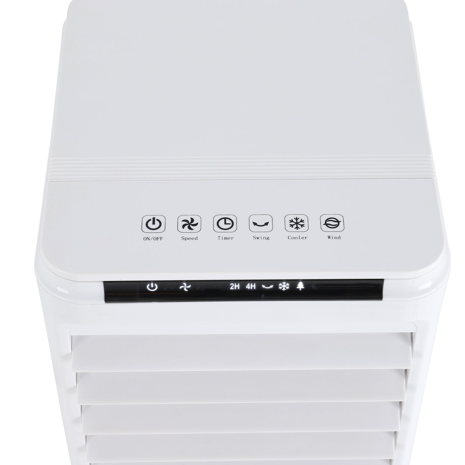 7L Portable Air Cooler Fan with Remote Control – Ice Cold Air Conditioning Unit with LED Display, Adjustable Speeds & Timer – Humidifier & Cooling System for Home or Office (80W)