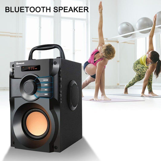 HiFi Stereo Wireless Bluetooth Speaker with Subwoofer and Heavy Bass Sound – Includes Remote Control