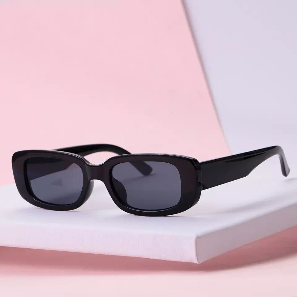 Fashion Retro Y2K Rectangle Sunglasses Shades Sun Glasses Women UV400