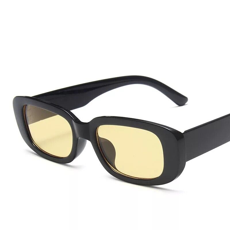 Fashion Retro Y2K Rectangle Sunglasses Shades Sun Glasses Women UV400