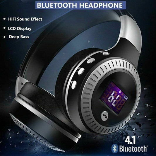 Wireless Bluetooth Headphones with Noise Cancelling Over-Ear Stereo Earphones