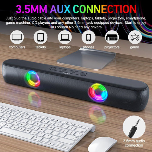 High Bass Ultra Loud Stereo Bluetooth Speakers – Portable Wireless Speaker