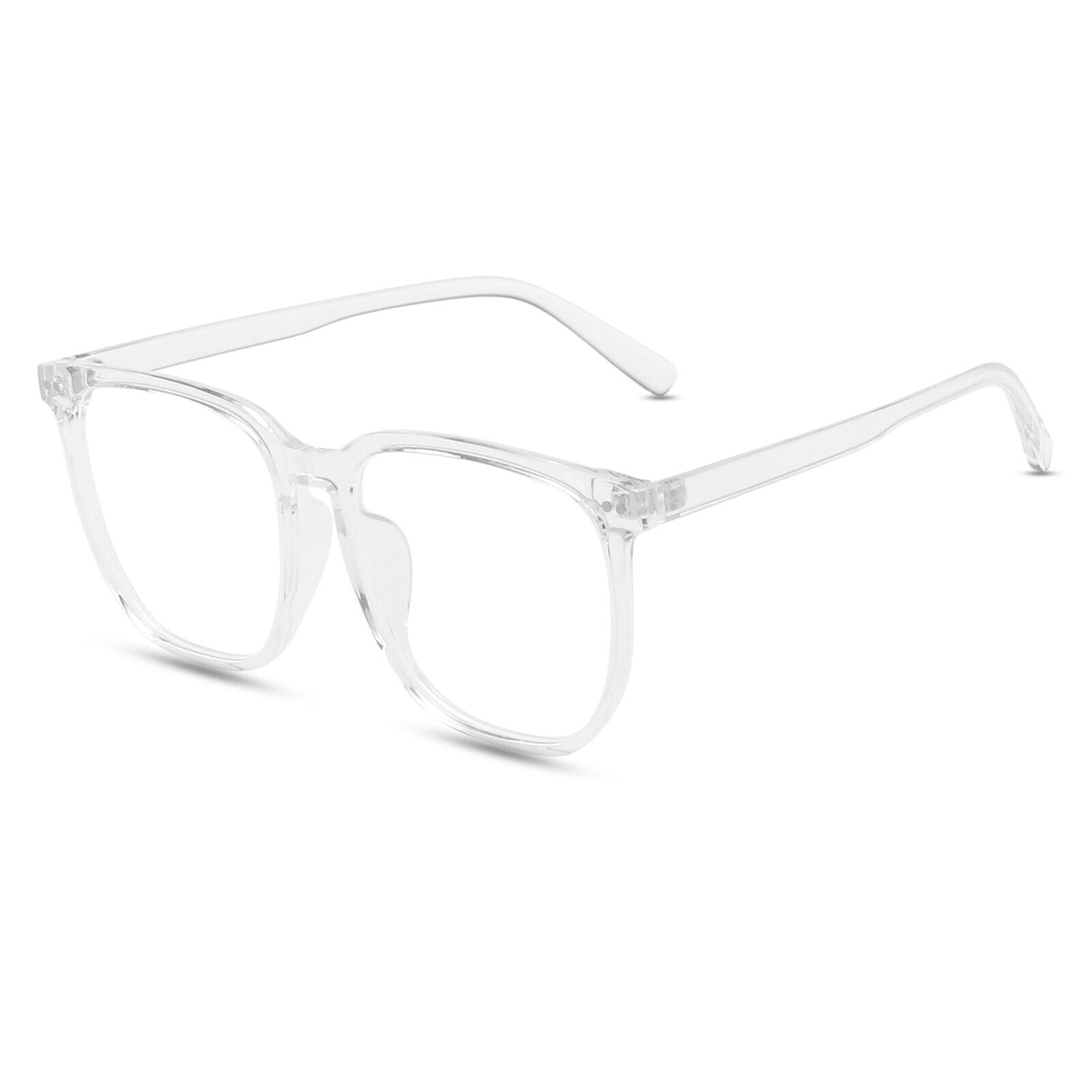 Anti-Blue Light Glasses for Men & Women – TR90 Frame, UV400 Protection, Stylish Plain Eyewear