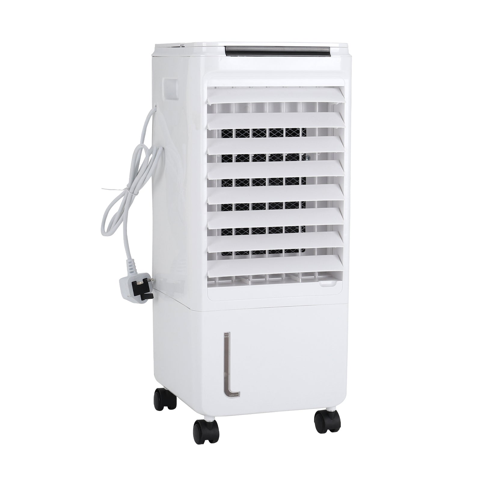 7L Portable Air Cooler Fan with Remote Control – Ice Cold Air Conditioning Unit with LED Display, Adjustable Speeds & Timer – Humidifier & Cooling System for Home or Office (80W)