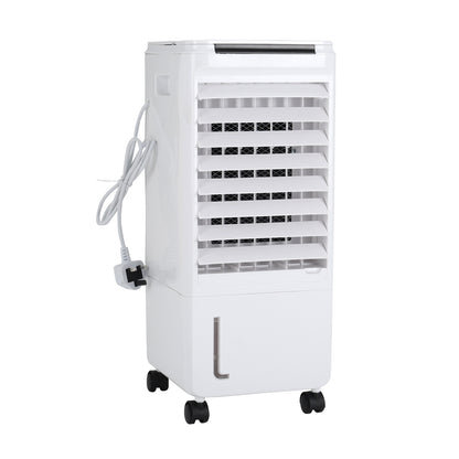 7L Portable Air Cooler Fan with Remote Control – Ice Cold Air Conditioning Unit with LED Display, Adjustable Speeds & Timer – Humidifier & Cooling System for Home or Office (80W)