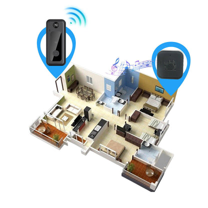  Wireless WiFi Smart Video Doorbell Security Camera with Intercom