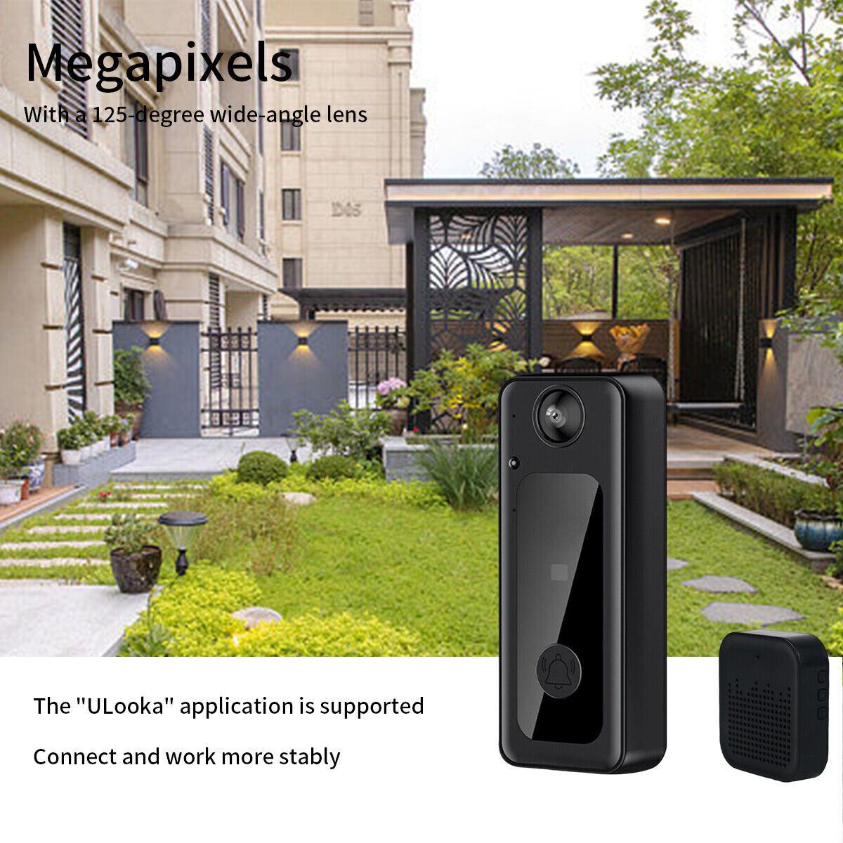  Wireless WiFi Smart Video Doorbell Security Camera with Intercom