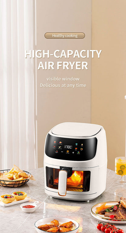 DBL MAX 5-Litre Transparent Air Fryer – Healthy Cooking, Made Simple!