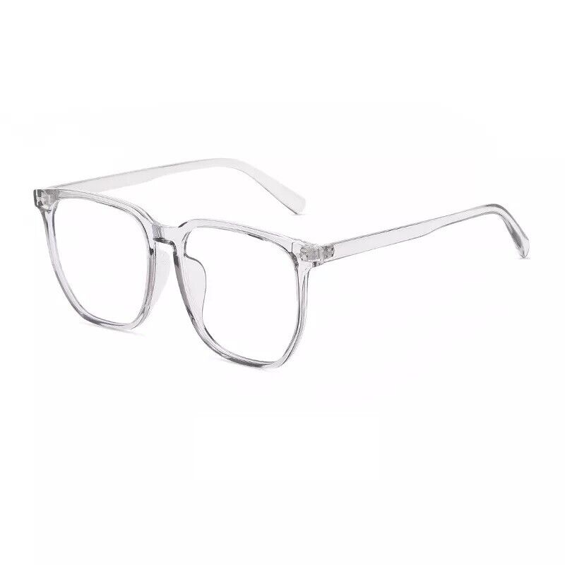 Anti-Blue Light Glasses for Men & Women – TR90 Frame, UV400 Protection, Stylish Plain Eyewear