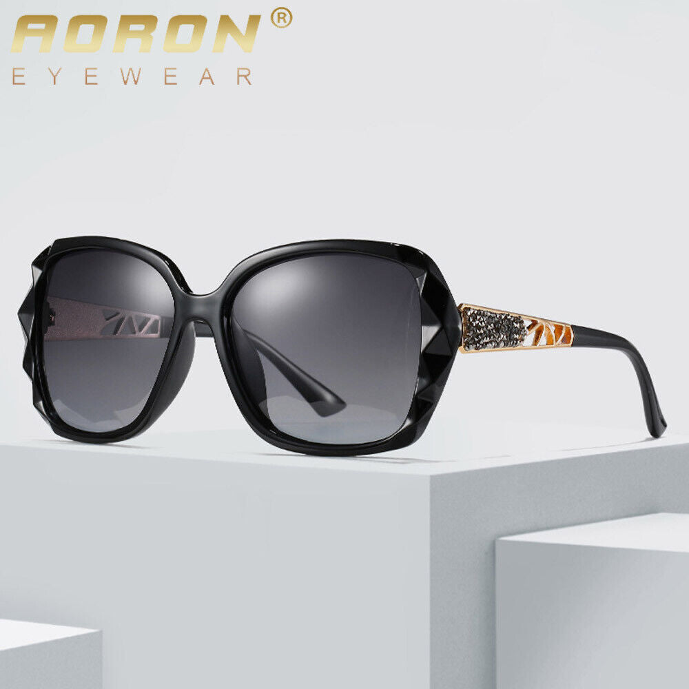 AORON Designer Polarized Sunglasses Women Ladies Fashion Oversized Shades UV400