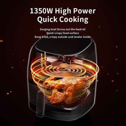 DBL MAX 5-Litre Transparent Air Fryer – Healthy Cooking, Made Simple!