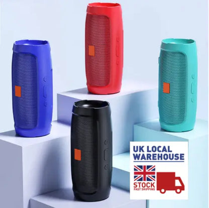 40W Portable Wireless Bluetooth Speaker - Waterproof, Stereo Bass, AUX, USB, FM